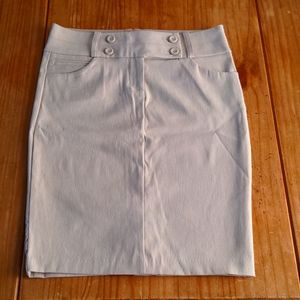 HAVE & HAVE Brand Women's Khaki Pencil Style Midi Skirt, Size Small